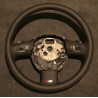 Volant A4 b5 S-Line cuir Nappa lisse perforé sur parties latérales