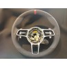 Volant 911 991/992 cuir perforé sur parties latérales Alcantara haut et bas
