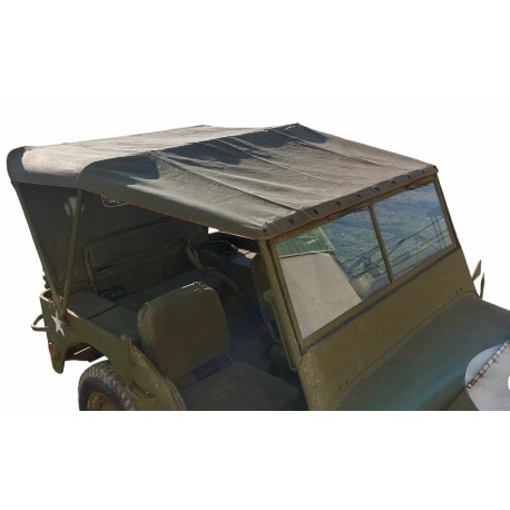 Bâche jeep Ford GPW early (6 sangles)